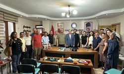 Seydi Gülsoy, Sağlık-Sen Osmaniye Şube Başkanı Muhittin Çenet’i Ziyaret Etti