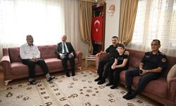 Vali Serdengeçti’den Gazi Ramazan Sarı ve Ailesine Ziyaret