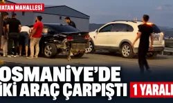 Osmaniye Vatan Mahallesi’nde İki Araç Çarpıştı