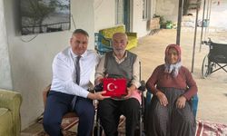 Düziçi Belediye Başkanı İba, Abdi Kaymış’a Evinde Ziyaret