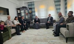 Bahçe'de Kaymakam Çelik'ten Şehit Ailesine Ziyaret