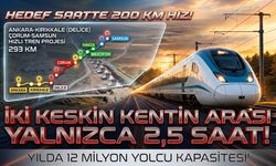 Ankara-Samsun Hızlı Treniyle Yolculuk 2,5 Saate İnecek