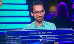 ATV'deki Bilgi Yarışmasında Osmaniye Sorusu Dikkat Çekti