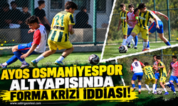 AYOS Osmaniyespor Altyapısında Forma Krizi İddiası!