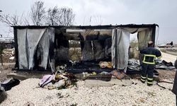 Burdur'da konteynerde çıkan yangında bir kişi öldü