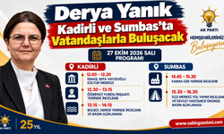 Derya Yanık Kadirli ve Sumbas'ta Vatandaşlarla Buluşacak