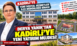 Derya Yanık'tan Kadirli'ye Yeni Yatırım Müjdesi!