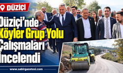 Düziçi’nde Köyler Grup Yolu Çalışmaları İncelendi