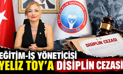 Eğitim-İş Yöneticisi Yeliz Toy'a Disiplin Cezası