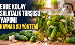 Evde Kolay Salatalık Turşusu Yapımı: Kaynar Su Yöntemi