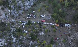 GÜNCELLEME 2 - Isparta'da kanyonda mahsur kalan 10 İHH gönüllüsü kurtarıldı