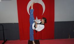 Güney Kore'den bronz madalyayla dönen milli tekvandocu Şeyda Nur'un hedefi altın