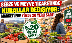 Hal Yasası Değişiyor: Marketlere Yüzde 20 Üretici Şartı