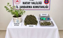 Hatay'da evinde 3 kilo 578 gram esrar ele geçirilen zanlı tutuklandı