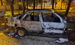 Hatay'da park halindeki otomobilde çıkan yangın söndürüldü