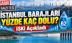 İstanbul Barajları Yüzde Kaç Dolu İSKİ Açıkladı ?