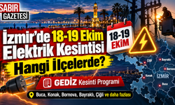 İzmir'de 18-19 Ekim Elektrik Kesintisi Hangi İlçelerde?