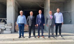 Kadirli Kaymakamı Dolu, Vergi Dairesi İnşaatını İnceledi