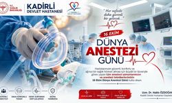 Kadirli’de Dünya Anestezi Günü Kutlandı