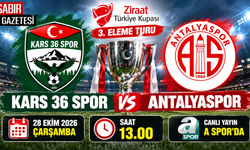 Kars 36 Spor-Antalyaspor Maçı Hangi Kanalda Saat Kaçta?