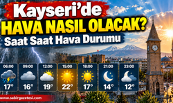 Kayseri'de Hava Nasıl Olacak? Saat Saat Hava Durumu