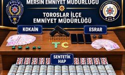 Mersin'de uyuşturucu operasyonunda yakalanan 4 zanlı tutuklandı