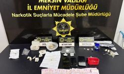 Mersin'de uyuşturucu operasyonunda yakalanan 5 zanlı tutuklandı