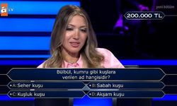 Milyoner'de 200 Bin TL'lik Seher Kuşu Sorusu!