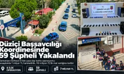 Düziçi Başsavcılığı Koordinesinde 59 Şüpheli Yakalandı