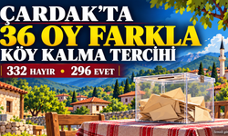 Osmaniye Çardak’ta 36 Oy Farkla Köy Kalma Tercihi