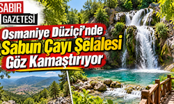 Osmaniye Düziçi’nde Sabun Çayı Şelalesi Göz Kamaştırıyor