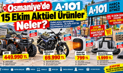 Osmaniye'de A101 15 Ekim Aktüel Ürünler Neler?