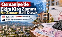 Osmaniye’de Ekim Kira Zammı Ne Zaman Belli Olacak?