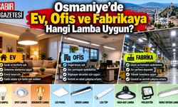 Osmaniye'de Ev Ofis ve Fabrikaya Hangi Lamba Uygun?