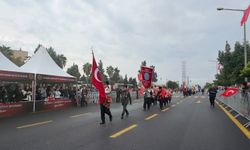 Osmaniye’de Gazilerden Anlamlı Cumhuriyet Yürüyüşü