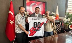 Osmaniye’de Başkan Arslan’dan Meclis Başkanı Cavit’e Ziyaret