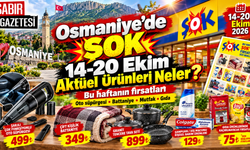 Osmaniye’de ŞOK 14-20 Ekim Aktüel Ürünleri Neler?