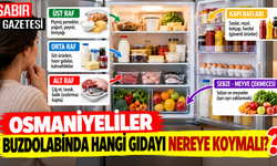 Osmaniyeliler Buzdolabında Hangi Gıdayı Nereye Koymalı?