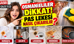 Osmaniyeliler Dikkat Pas Lekesi Nasıl Çıkarılır?
