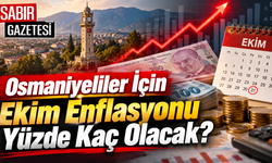 Osmaniyeliler İçin Ekim Enflasyonu Yüzde Kaç Olacak?