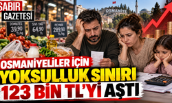 Osmaniyeliler İçin Yoksulluk Sınırı 123 Bin TL'yi Aştı