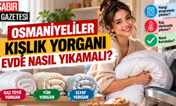 Osmaniyeliler Kışlık Yorganı Evde Nasıl Yıkamalı?