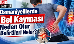 Osmaniyelilerde Bel Kayması Neden Olur Belirtileri Neler?