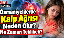 Osmaniyelilerde Kalp Ağrısı Neden Olur Ne Zaman Tehlikeli?