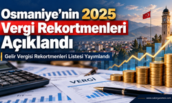 Osmaniye’nin 2025 Gelir Vergisi Rekortmenleri Açıklandı