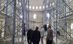 Depremde Yıkılan Pekkan Camii’nin Yapım Süreci Yerinde Değerlendirildi