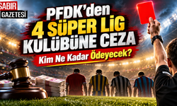 PFDK'den 4 Süper Lig Kulübüne Ceza Kim Ne Kadar Ödeyecek?