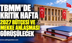 TBMM'de Kritik Hafta: 2027 Bütçesi Ve Mekke Anlaşması Görüşülecek