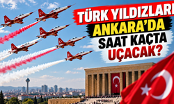 Türk Yıldızları Ankara'da Saat Kaçta Uçacak?