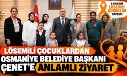LÖSEV’den Osmaniye Belediyesine Anlamlı Ziyaret